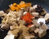 A picture of step 4 of Kathal Pulao.