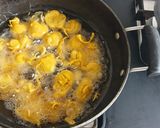 A picture of step 2 of Kadhi bari bihari style.