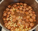 Gyors házias virslis krumplileves recept fázis 4 fotója