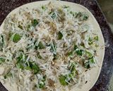 A picture of step 2 of Mooli ka parantha.