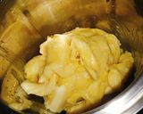 A picture of step 1 of Caramelised Jackfruit Semolina Cake.