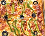 A picture of step 9 of Capsicum Lasagna In Air Fryer.