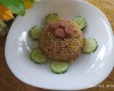 Foto langkah ke 6 dari resep Nasi Goreng Telur Sosis.