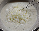 Sonkás sajtos palacsinta fokhagymás joghurttal gluténmentesen recept fázis 2 fotója