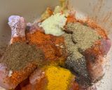 A picture of step 1 of Chicken Makhni Handi.