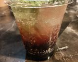 A picture of step 1 of Mojito cocktail 🍹.