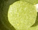 A picture of step 7 of Louki pancake make with leftover rice.