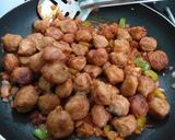 A picture of step 4 of Soya Beans Manchurian.