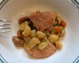 A picture of step 5 of Canadian Bacon and Ranch Pasta.