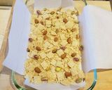 A picture of step 2 of Almond Butter Chocolate Bars with Pistachios.