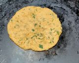 A picture of step 2 of Methi Bhakhri.