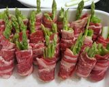 A picture of step 2 of Beef Roll Asparagus.