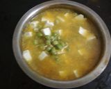 A picture of step 1 of Matar Paneer.