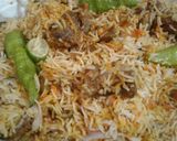 A picture of step 15 of Sindhi biryani.