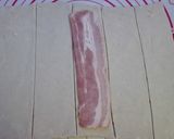 Foto del paso 1 de la receta: Trenzas de hojaldre con bacon, muy fácil de hacer!