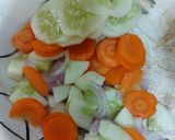 A picture of step 3 of Matar pulao.
