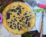 عکس مرحله 18 از دستور گلت چیز کیک بلوبری💙 Blueberry Cheesecake Galette