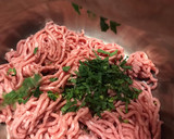 Foto del paso 1 de la receta: Mini hamburguesa griega, al horno