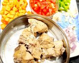 A picture of step 1 of Chicken stew.