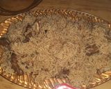 A picture of step 5 of Leftover Tikka pulao.
