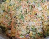 A picture of step 2 of Corn, cheese & vegetable fritters.