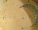 A picture of step 2 of Besan ka chilla.