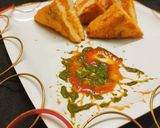 A picture of step 6 of Bread pakoda.