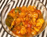 A picture of step 5 of Chicken Manchurian.