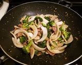 A picture of step 7 of Beef and Broccoli.