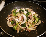 A picture of step 7 of Beef and Broccoli.