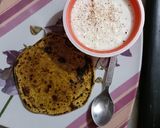 A picture of step 5 of Missi paratha.