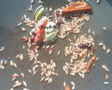 A picture of step 3 of Navratna Pulav.