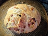 Pan casero relleno de jamón y queso, con harina Pureza