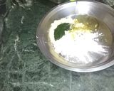 A picture of step 1 of Palak Papdi.