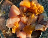 A picture of step 1 of Chicken Tikka In Microwave.
