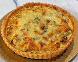A picture of step 16 of Leek and Salmon Quiche.