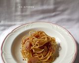 Foto langkah ke 6 dari resep Spaghetti Aglio Olio con Salsiccia.