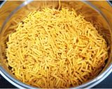 A picture of step 4 of Odisha Street Style Dahibara Aloo Dum with homemade Sev.