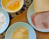 Foto del paso 1 de la receta Rollitos de jamón de york y queso en freidora de aire