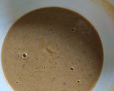 A picture of step 2 of Besan cheela.