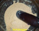 A picture of step 2 of Akara/Bean cake.