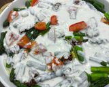 Krémes tepsis spárga mézes-mustáros csirkével és parmezsánnal recept fázis 4 fotója