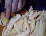 फ्रेंच फ्राइज़(French Fries Recipe in hindi) रेसिपी चरण 3 फोटो