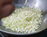 A picture of step 2 of Hot and sour soup.