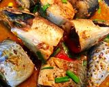 Hình bước làm 3 của món Cá Nục Sa Ba Kho Mía