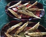 Une image de l'étape 5 de Carpaccio de betterave tomates anchois et cornichons américains.