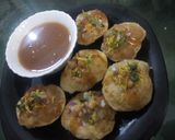 A picture of step 4 of Crispy street style gol gappay (pani Puri).