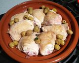 A picture of step 8 of Chicken Tagine with Lemon and Olives.