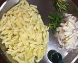 A picture of step 1 of Aloo Pyaz Sabji / Potato Onion semi dry Curry.