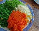 A picture of step 1 of Maggi masala vegetables cutlets.